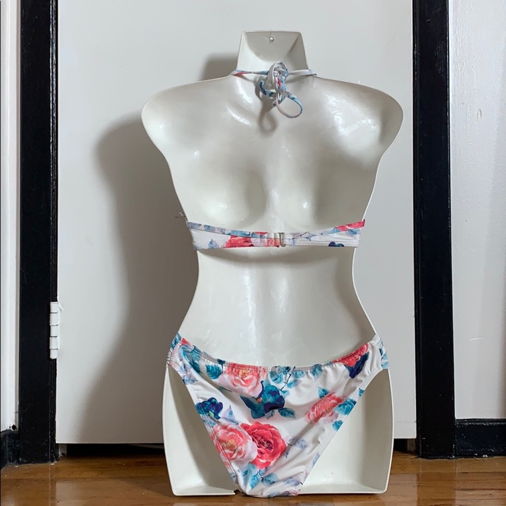 floral bikini top and bottom - Picture 2 of 2